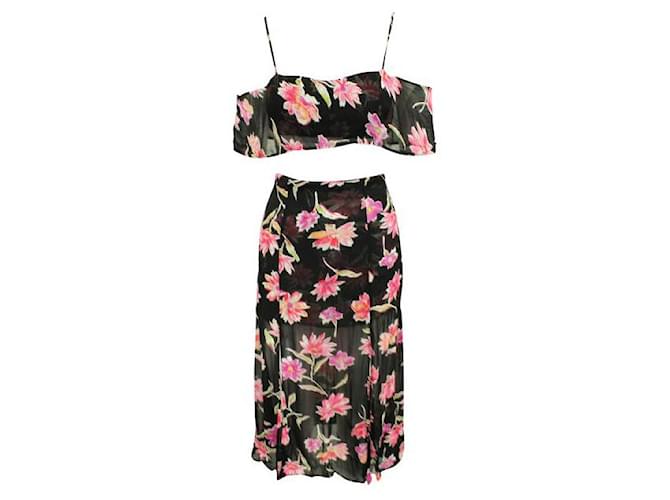 REFORMATION Floral Skirt and Top Set  ref.1289134