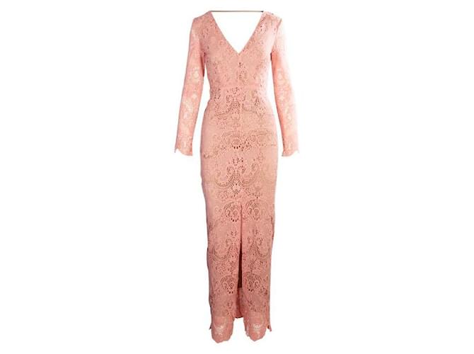 Autre Marque CONTEMPORARY DESIGNER Harper Maxi Dress Pink Polyester  ref.1289146