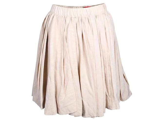 Lanvin Beige Volume Skirt Cotton  ref.1289204
