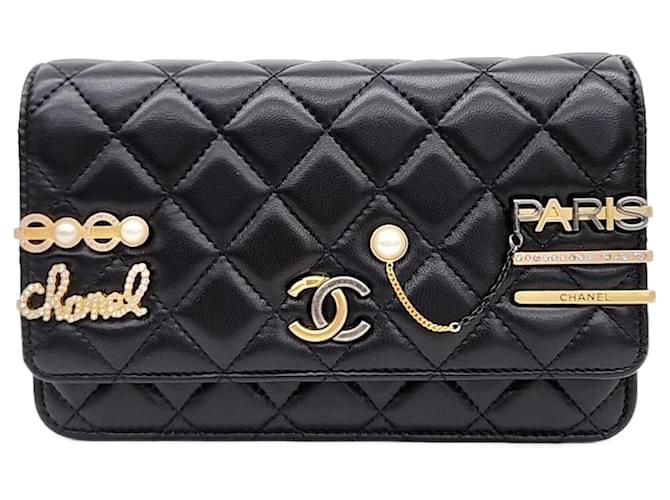 Chanel  WOC Mini Crossbody Bag Black  ref.1289233