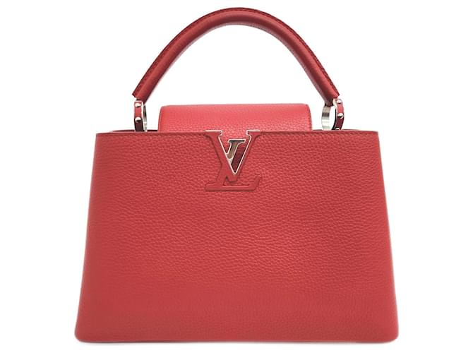 Louis Vuitton Capucines MM Vermelho  ref.1289274