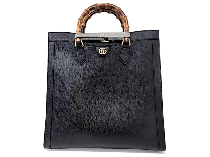 Grand sac cabas Gucci Diana (703218) Noir  ref.1289284