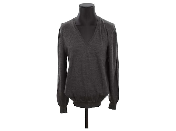 Saint Laurent Wool sweater Grey  ref.1289315