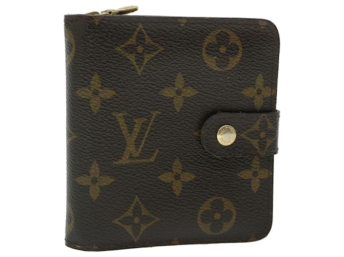 Louis Vuitton Porte monnaie Zippy Brown Cloth  ref.1289379