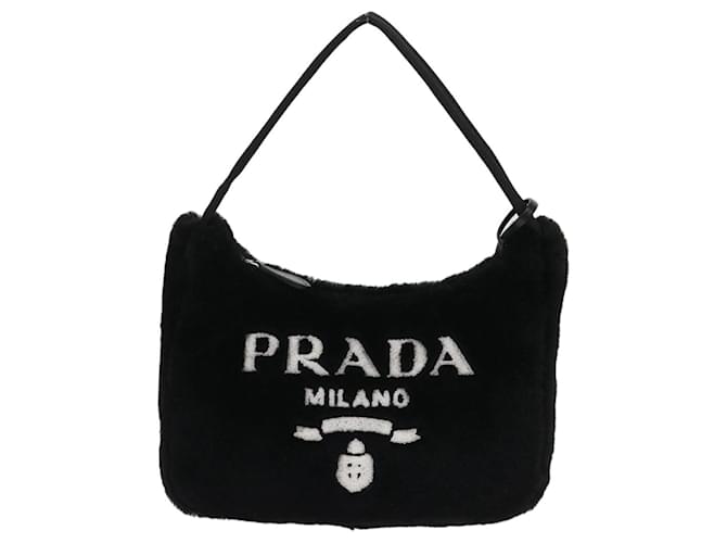 Prada re-edition Black Fur  ref.1289412