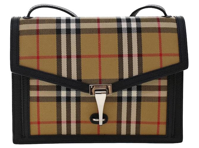 Burberry House Check Beige Synthetic  ref.1289415