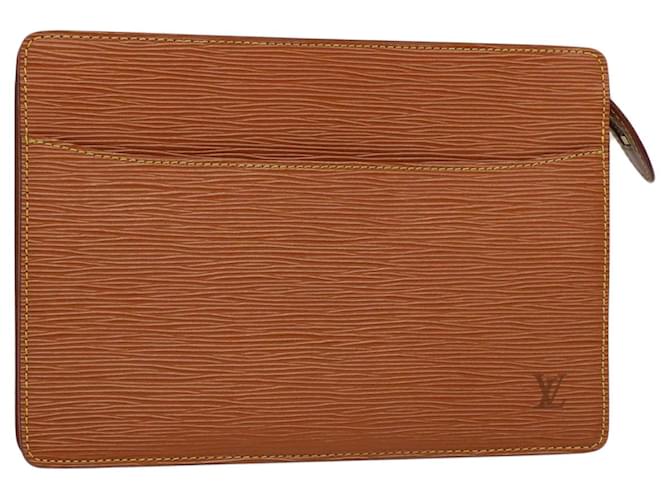 Louis Vuitton Pochette homme Brown Leather  ref.1289460