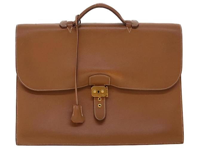 Hermès -- Brown Leather  ref.1289469