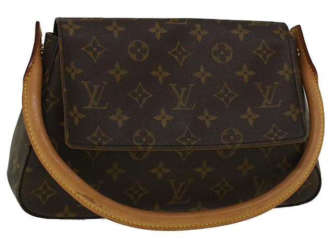 Louis Vuitton Mini looping Brown Cloth  ref.1289512