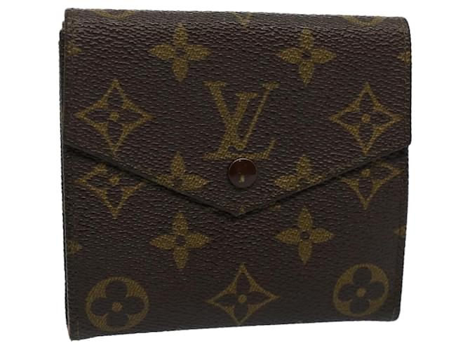 Louis Vuitton Porte-monnaie Brown Cloth  ref.1289558