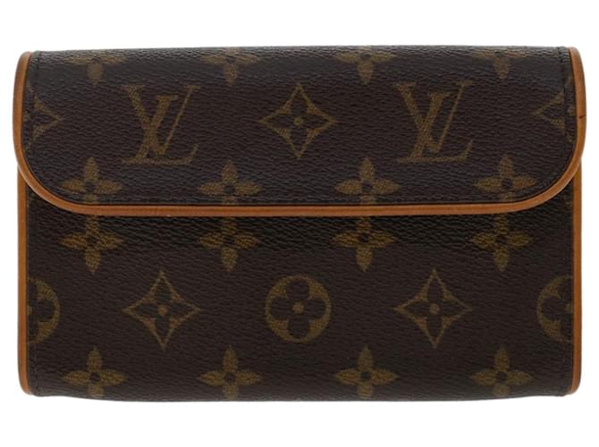 Louis Vuitton Florentine Brown Cloth  ref.1289581