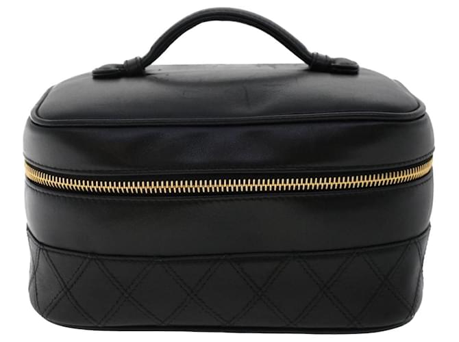 Chanel Vanity Black Leather  ref.1289590