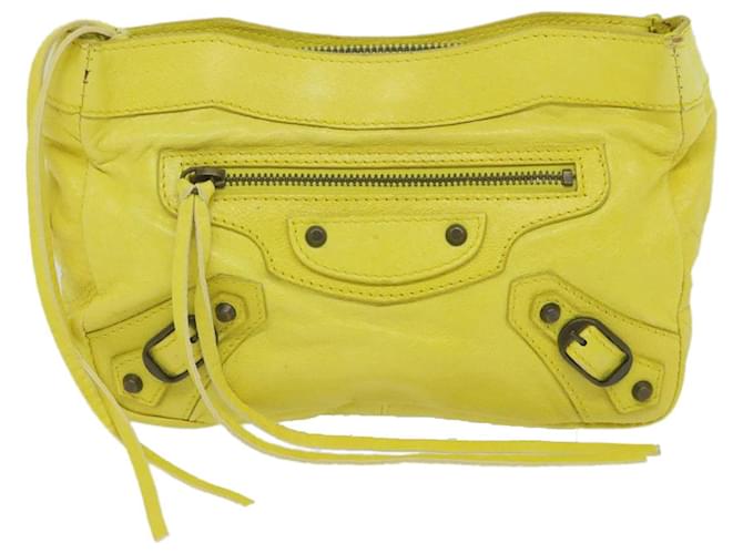 Balenciaga - Yellow Leather  ref.1289602