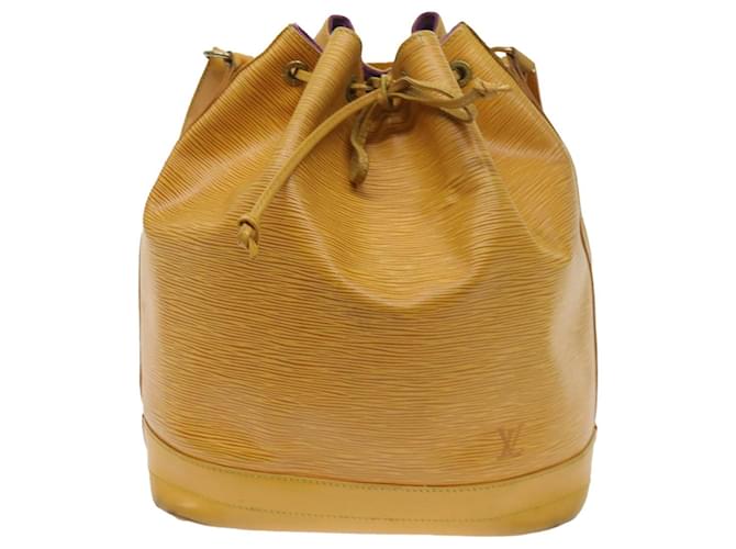 Noe Louis Vuitton Noé Yellow Leather  ref.1289651