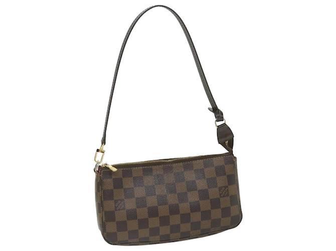 Louis Vuitton Pochette Accessoire Brown Cloth  ref.1289656