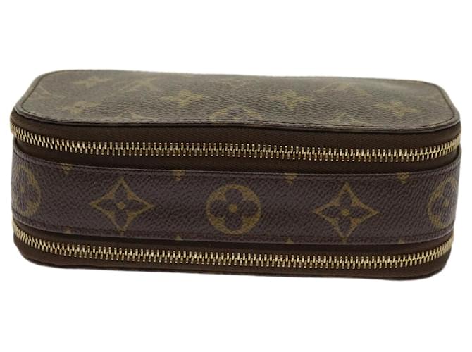 Louis Vuitton TROUSSE A MAQUILLAGE BRUSH Brown Cloth  ref.1289663