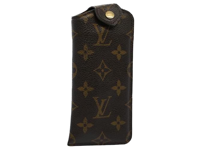 Louis Vuitton Etui à lunettes Brown Cloth  ref.1289673