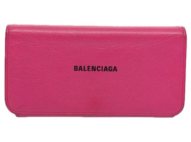 Balenciaga Cash Pink Leather  ref.1289696