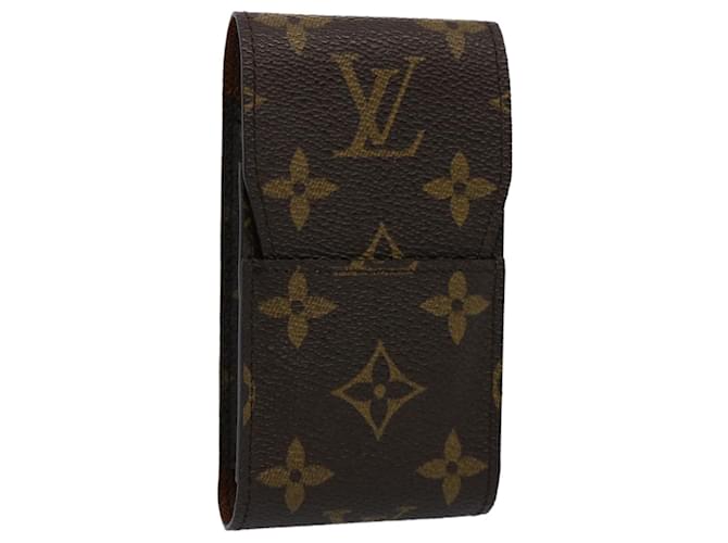 Louis Vuitton Étui à cigarettes Brown Cloth  ref.1289750