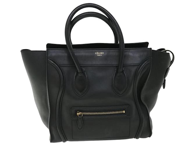 Céline Luggage Black Leather  ref.1289760