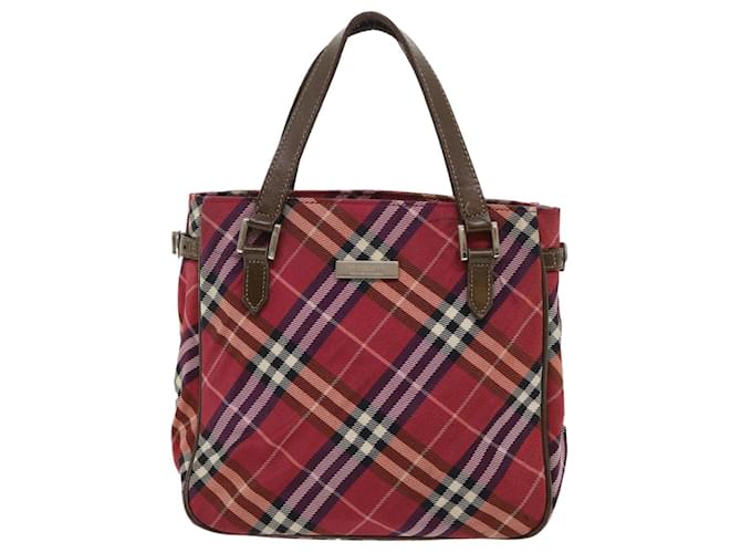 Burberry Nova Check Red Synthetic  ref.1289767