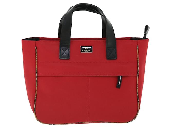BURBERRY Red Synthetic  ref.1289813