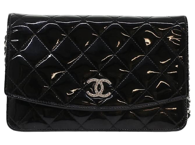 Chanel Wallet on Chain Black  ref.1289829