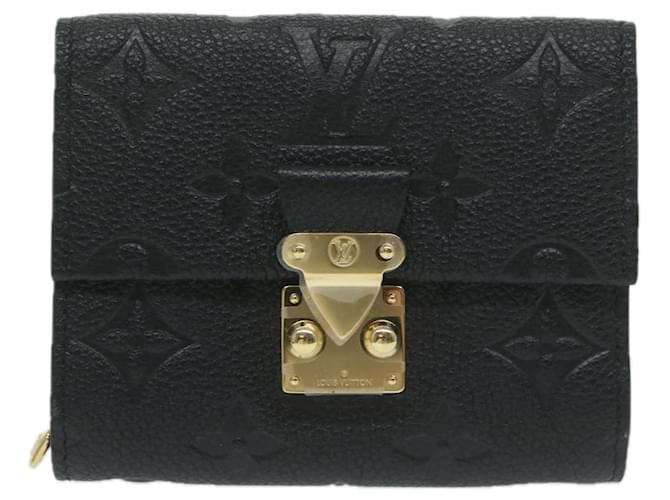 Louis Vuitton Portefeuille Black Leather  ref.1289834