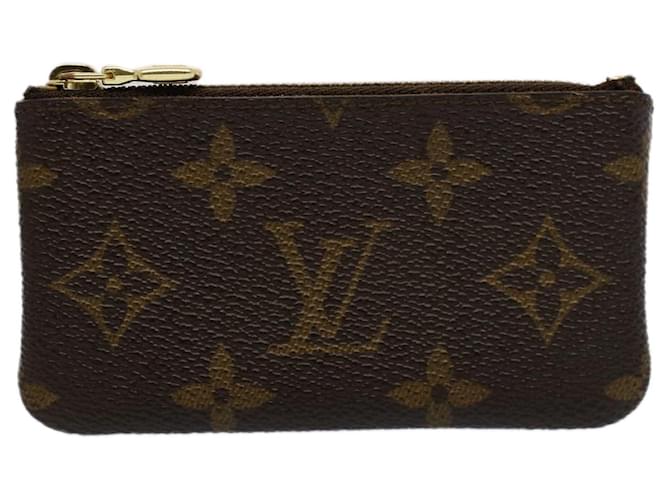 Louis Vuitton Pochette Clés Brown Cloth  ref.1289855