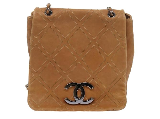 Timeless Chanel intemporal Marrom Couro  ref.1289881