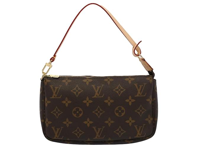 Louis Vuitton Pochette Accessoire Brown Cloth  ref.1289956