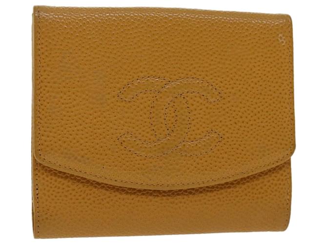 Chanel Yellow Leather  ref.1289997