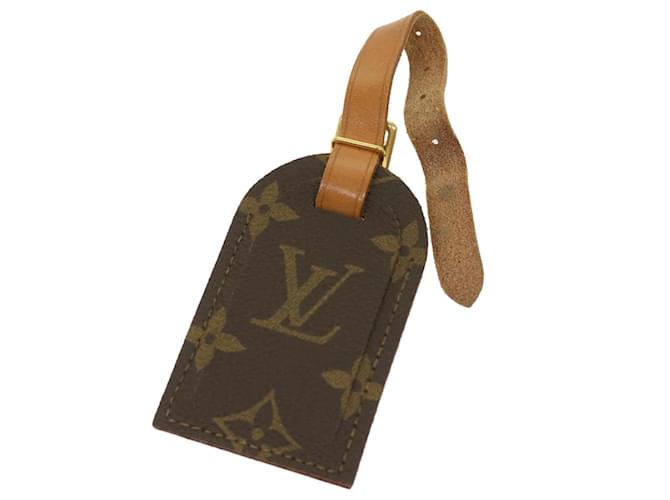 Louis Vuitton Name Tag Brown Cloth  ref.1289999