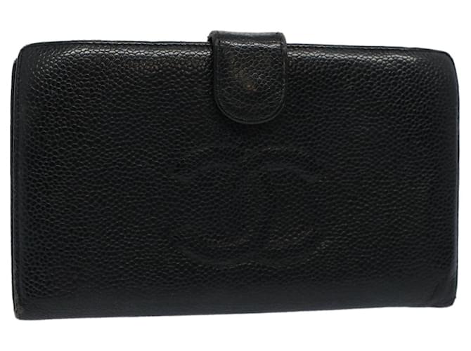 Chanel CC Black Leather  ref.1290003
