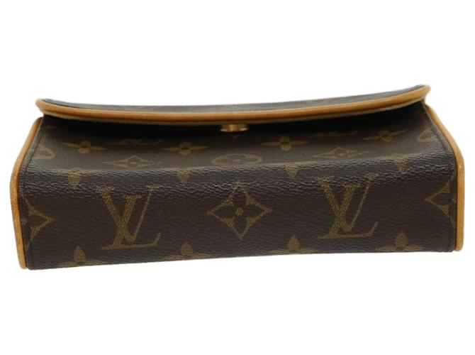 Louis Vuitton Pochette Florentine Brown Cloth  ref.1290068