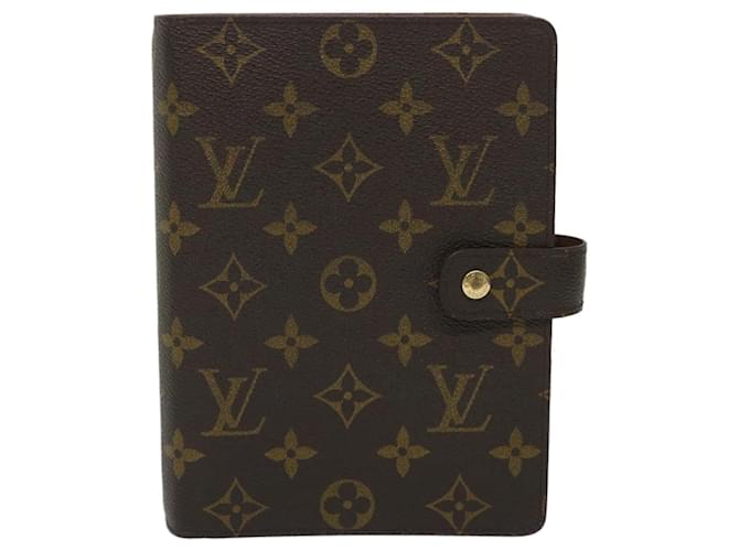 Louis Vuitton Agenda Cover Brown Cloth  ref.1290107