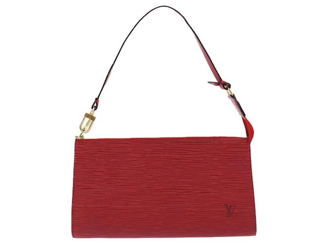 Louis Vuitton Pochette Accessoire Red Leather  ref.1290172