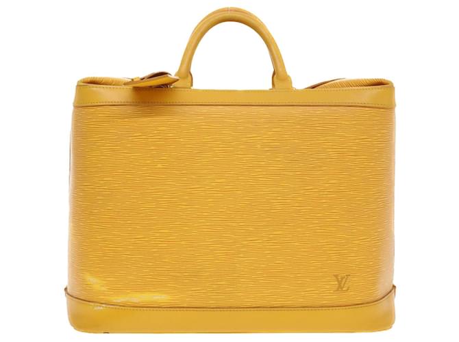 Louis Vuitton Boston Amarillo Cuero  ref.1290217