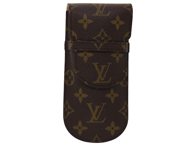 Louis Vuitton Etui à lunettes Brown Cloth  ref.1290236