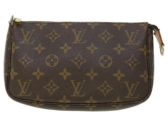 Louis Vuitton Pochette Accessoires Brown Cloth  ref.1290248