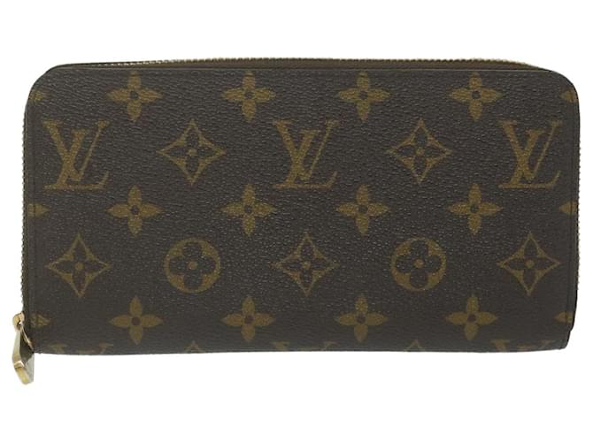 Louis Vuitton Zippy Wallet Brown Cloth  ref.1290258