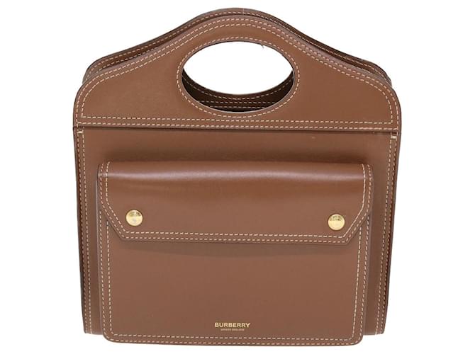 BURBERRY Brown Leather  ref.1290265