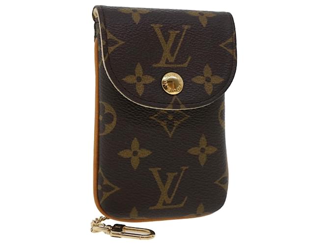 Louis Vuitton Etui téléphone Brown Cloth  ref.1290307