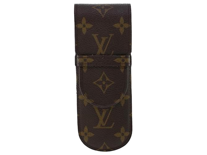 Louis Vuitton Etui à lunettes Brown Cloth  ref.1290376