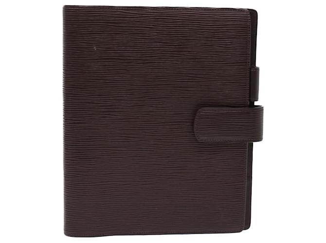 Louis Vuitton Couverture agenda de bureau Brown Leather  ref.1290476