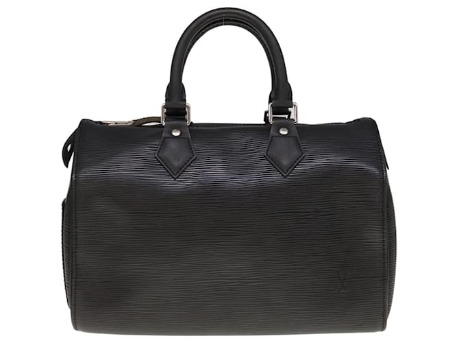 Louis Vuitton Speedy 25 Black Leather  ref.1290477