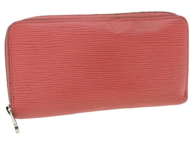 Louis Vuitton Zippy Wallet Cuir Rose  ref.1290596