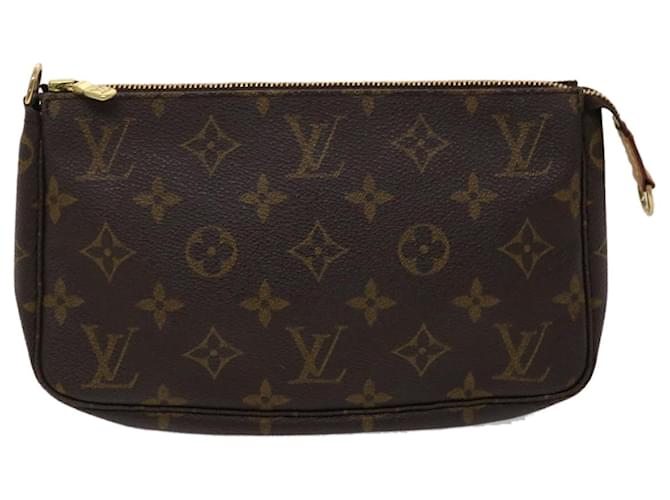 Louis Vuitton Pochette Accessoire Brown Cloth  ref.1290622