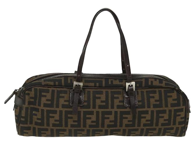 Fendi Zucca Marrone Tela  ref.1290623