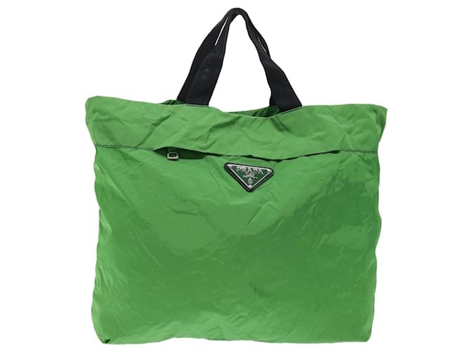 Prada Shopping Green Synthetic  ref.1290643